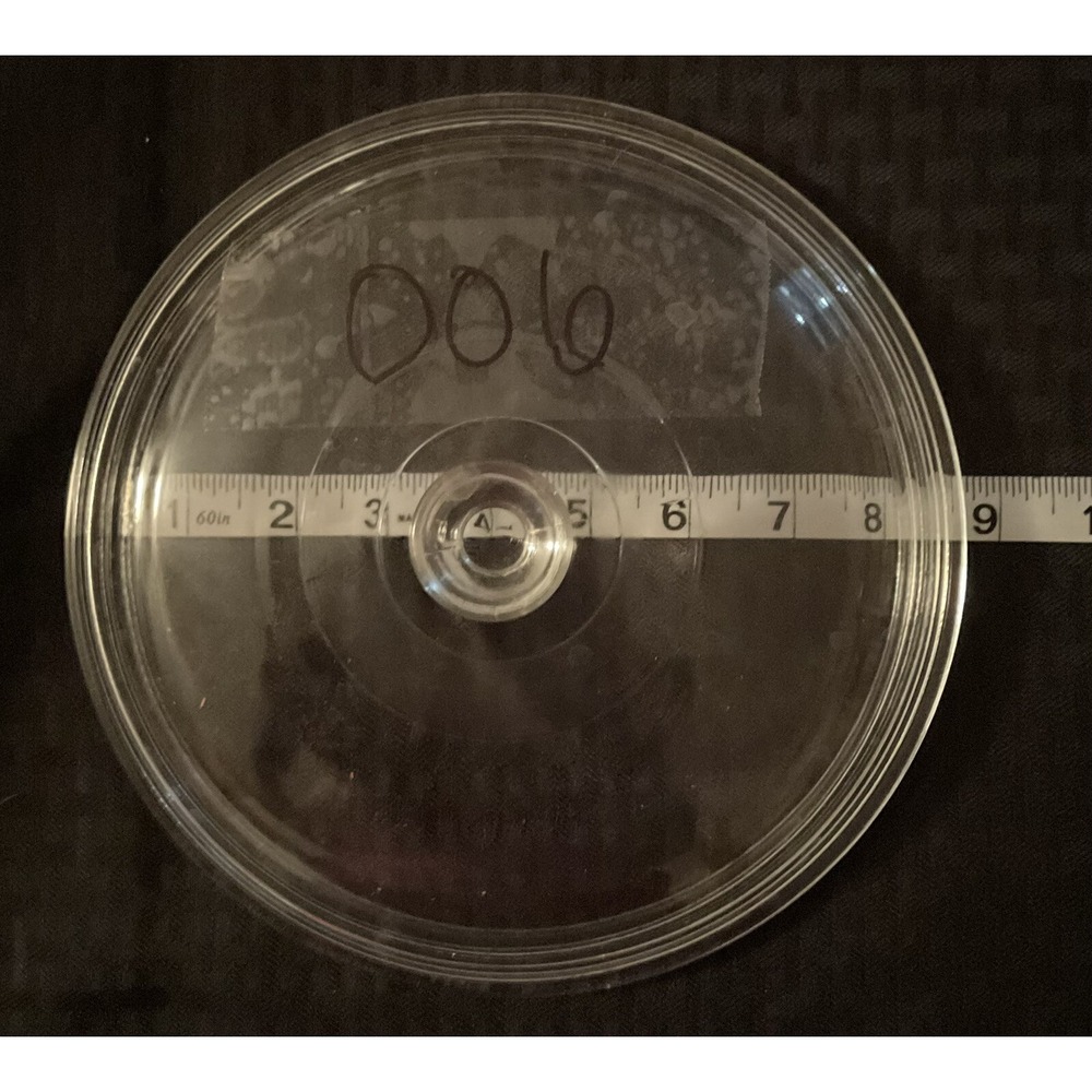 Vintage Pyrex 624C Replacement Lid Top‎ 8.75" Round Clear Glass Marked B-28